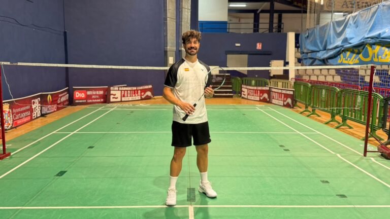 Alejandro Rostro participa en el Campeonato de Europa Sénior de Bádminton